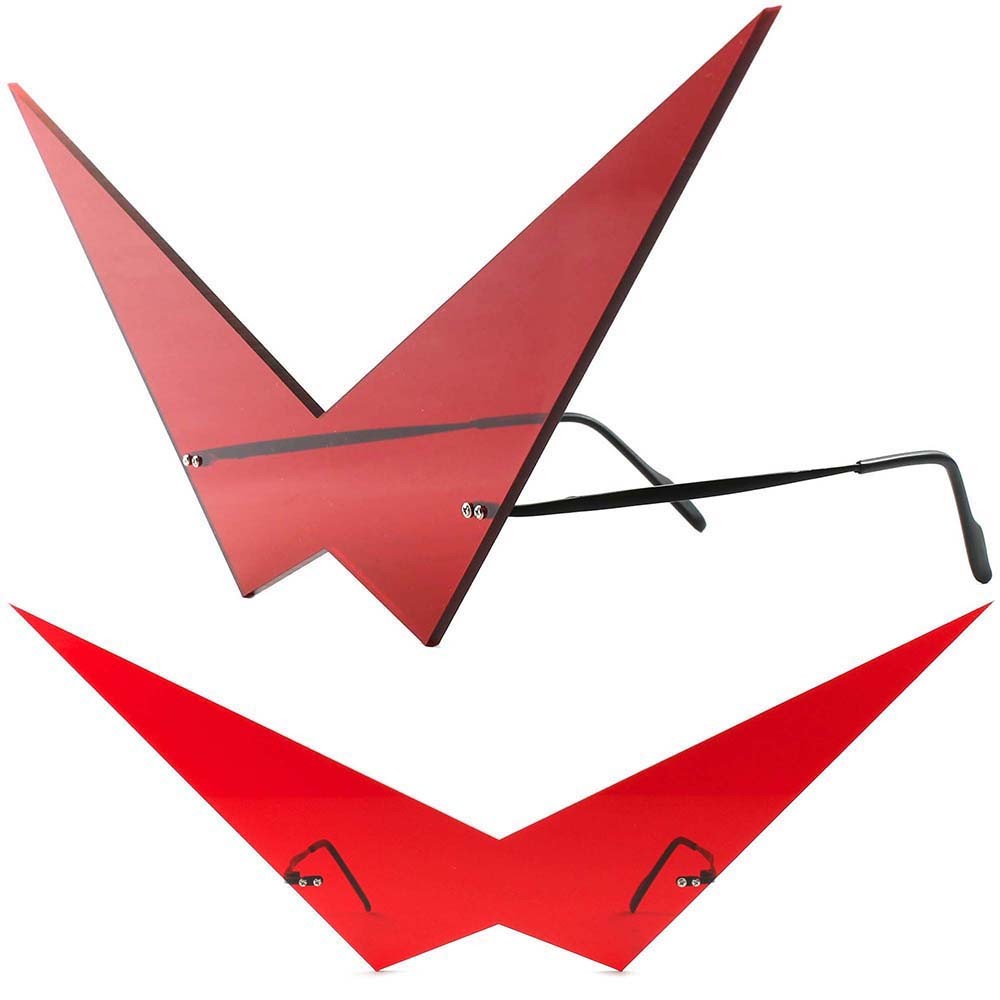 Tengen Toppa Gurren Lagann kamina Puntiagudo ROJO Disfraz Juegos con disfraces Anime Gafas de sol