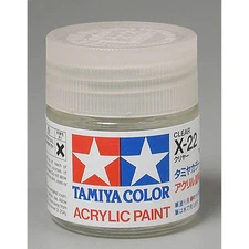 TAMIYA 81022 Acrylic X22 Gloss Clear Plastics Paint Acrylic