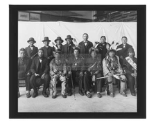 CHIPPEWA DELEGATION HISTORICAL MEETING 1900 8X10 FRAMED PHOTO