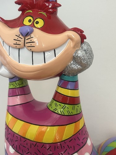 Britto Alice in Wonderland - Large Cheshire Cat Figurine Disney # 6001009 - Picture 5 of 17