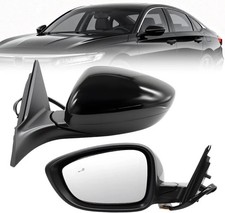 Left Side Mirror Assembly Compatible with 2018-2022 Accord 7 Pins
