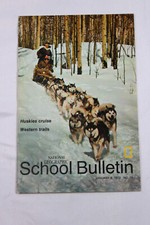 National Geographic School Bulletin January 8 1973 Huskies Cruise Western Trails