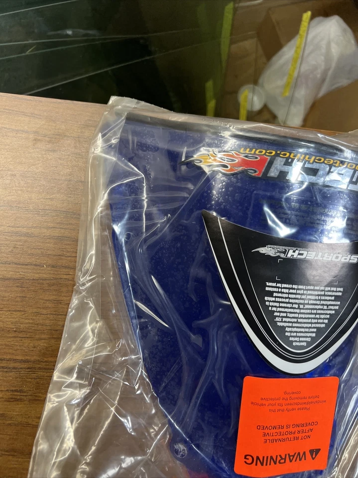 2005 铃木 GSXR 1000 Sportech 蓝色色调挡风玻璃 2301-0246 NOS — 第 4/4 张图片