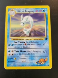 Misty's Dewgong 54/132 Gym Challenge Uncommon