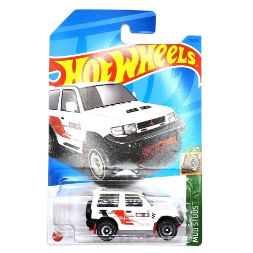 Hot Wheels Mitsubishi Pajero Evolution Kid Diecast Toy Cars Mud Studs 1:64 HKK36 - Picture 4 of 8