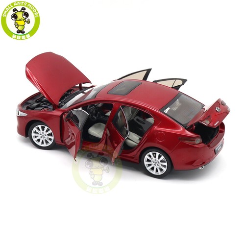 1/18 Mazda 3 Axela rot Diecast Modell Spielzeugauto Geschenke für Freunde Vater - Bild 8 von 15