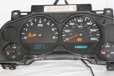 Speedometer Instrument Cluster Panel Gauges 2011 Silverado 1500 154,623 Miles