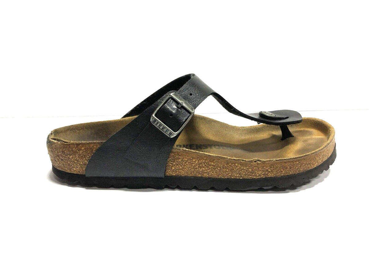 Birkenstock Gizeh Patent Black Days Super L7 M5 EU 38 for sale