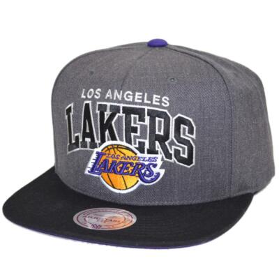 Mitchell & Ness Snapback L.A. Lakers G2 Team Arch charcoal/black