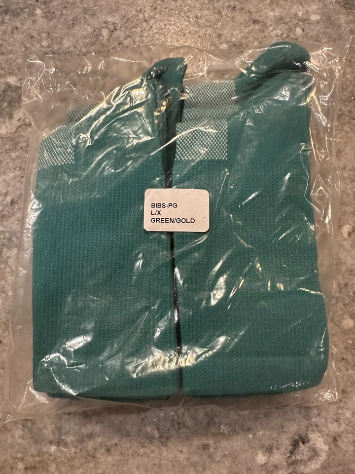 Calcetines The Black Bibs - Calcetín de ciclismo - Verde y dorado - L/X - Paquete de 6 Foto 2 de 2