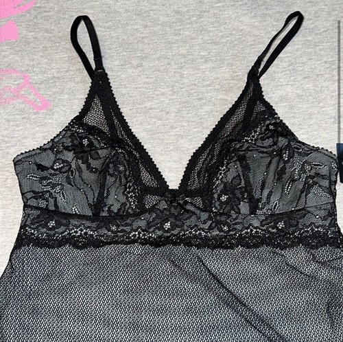 NWT Rampage Y2K Vintage Mesh Intimates Lingerie Camisole & Panties Set - Small - Picture 3 of 6