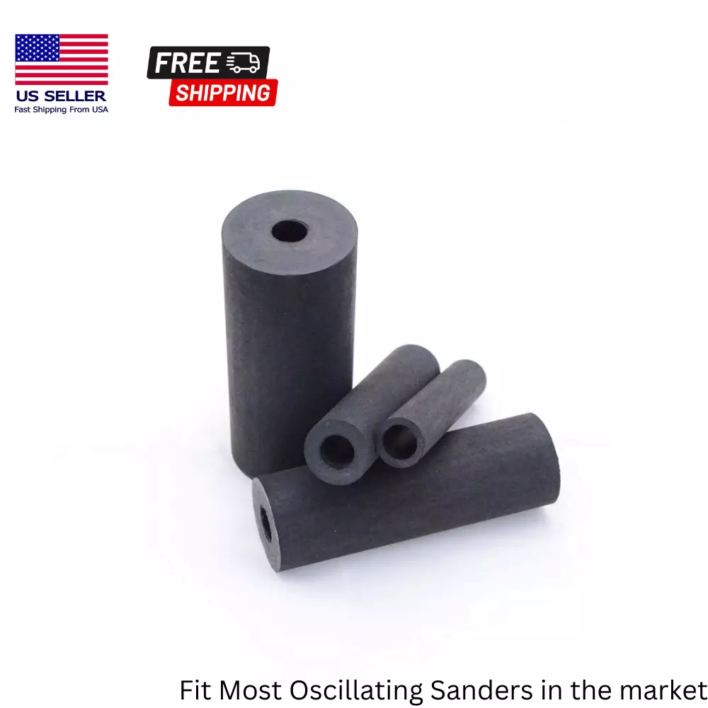 Rubber Sanding Drum Set for Drill or Drill Press Oscillating