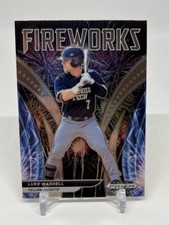 2021 Panini Prizm Draft Picks Luke Waddell Fireworks #F-LW