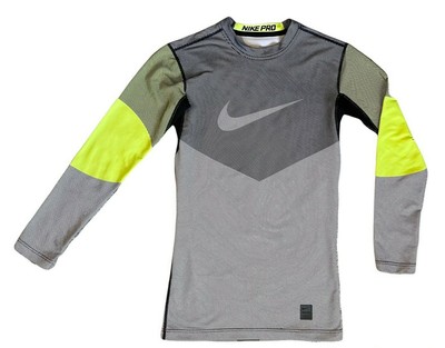 NIKE PRO DRI-FIT Black Yellow Gray Long 