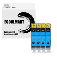 4 Cyan Ink Cartridge for CLI-8 PIXMA iP3300 iP4200 iP4300 MP510 MP530