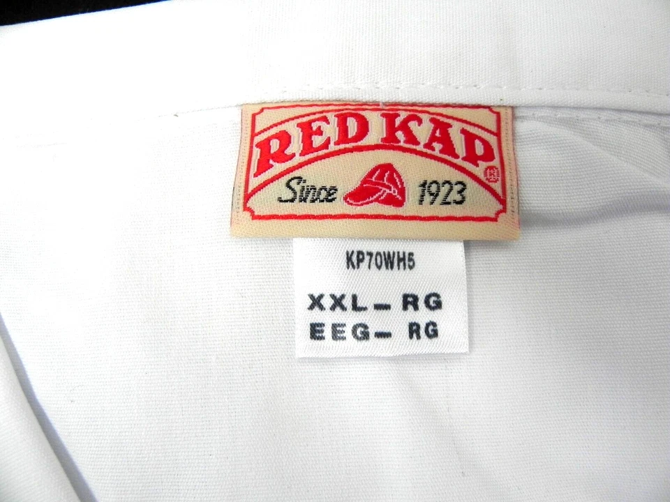 Red Kap KP70WH5 Lab Coat Cuffed Unisex XXL-Rg with 3 Front Pockets (HR) - Image 4 of 4