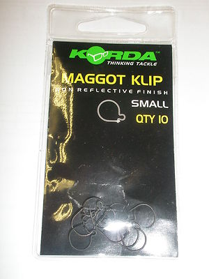 Korda Ring Klips 20 Stück - Angelzubehör Für Vorfach Montage