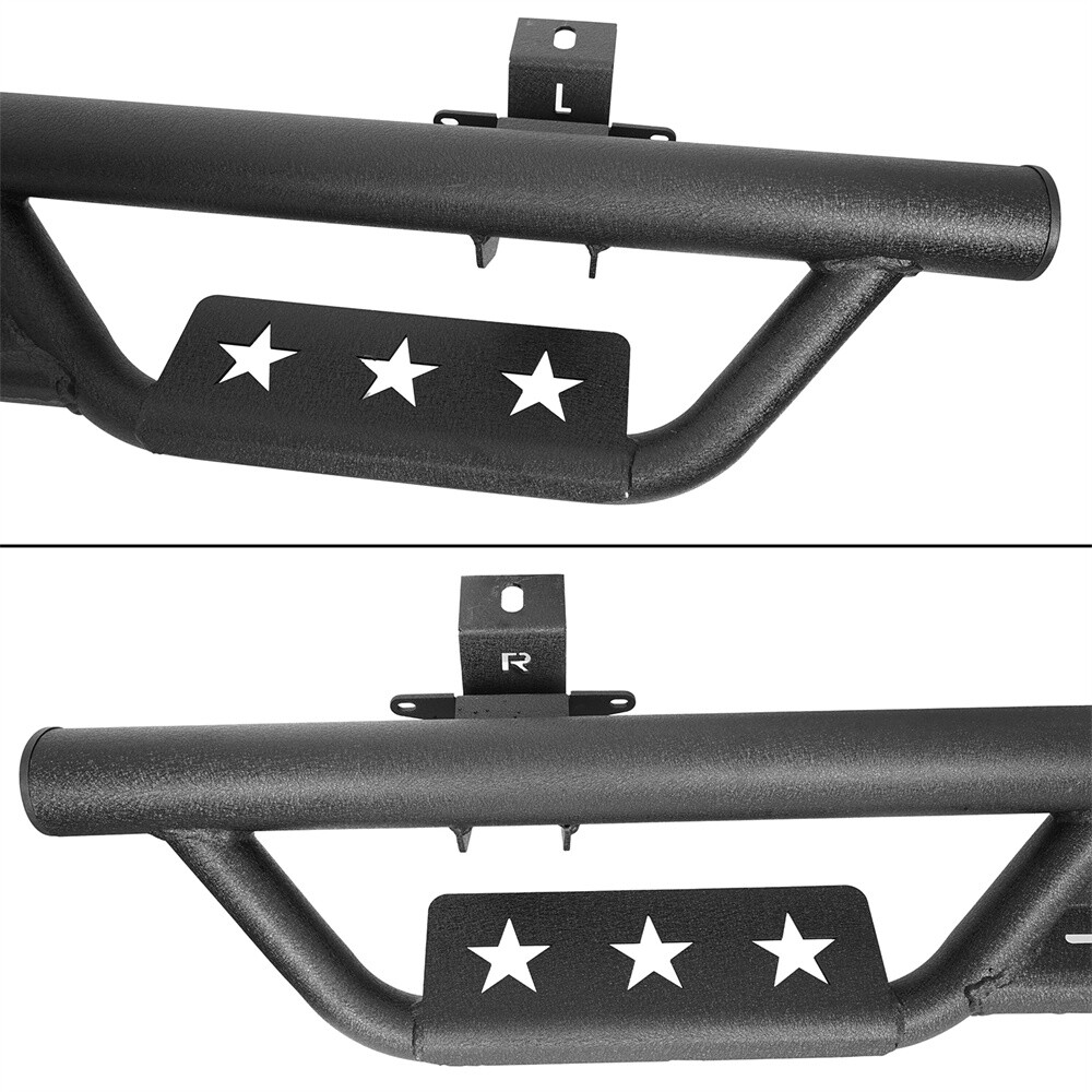 Pair Side Steps Running Boards Nerf Bars for Jeep Wrangler JL 2018-2026 4 Door thumbnail 10