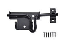 Slide Bolt Gate Latch, Heavy Duty Door Lock with Padlock Hole