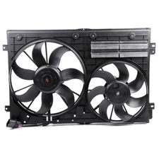 Radiator Condenser Cooling Fan Assembly For 2012-2014 Volkswagen Beetle 2.0L