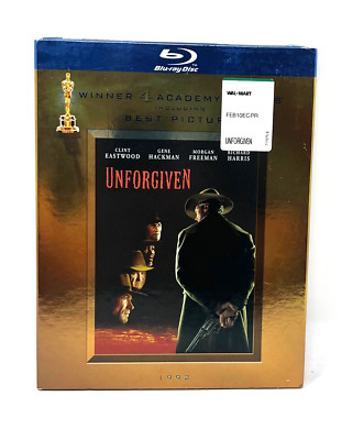 CLINT EASTWOOD UNFORGIVEN BLU-RAY DVD - NEW with SLIPCOVER