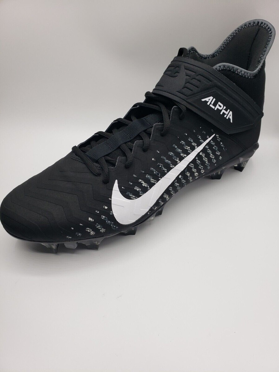 Nike Alpha Menace Pro 2 Mid Black Football Cleats Mens Size 15 New AQ3209-002 Nike Alpha Menace Pro 2 Mid  main image 4