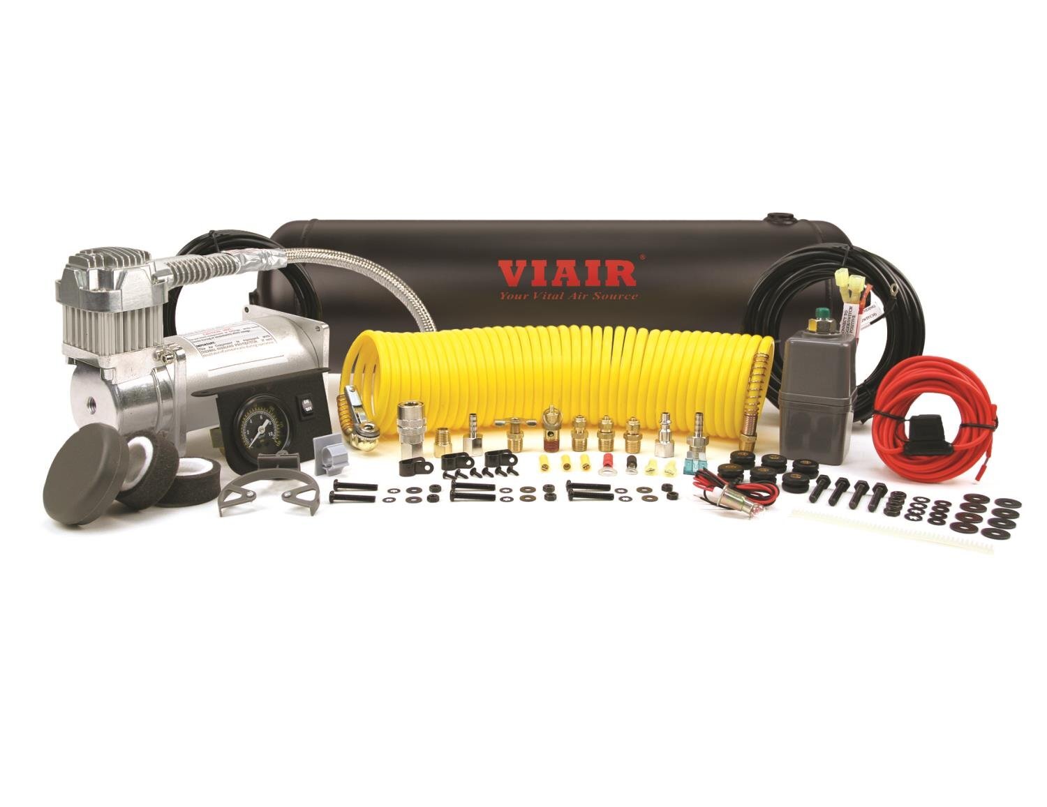 Viair 10005 Heavy Duty Onboard Air System 2.5 Gallon Air Tank 400C Compressor