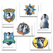 NEW Lot of 12 Girls/Boys Happy Feet 2 Temporary Tattoos - For Parties