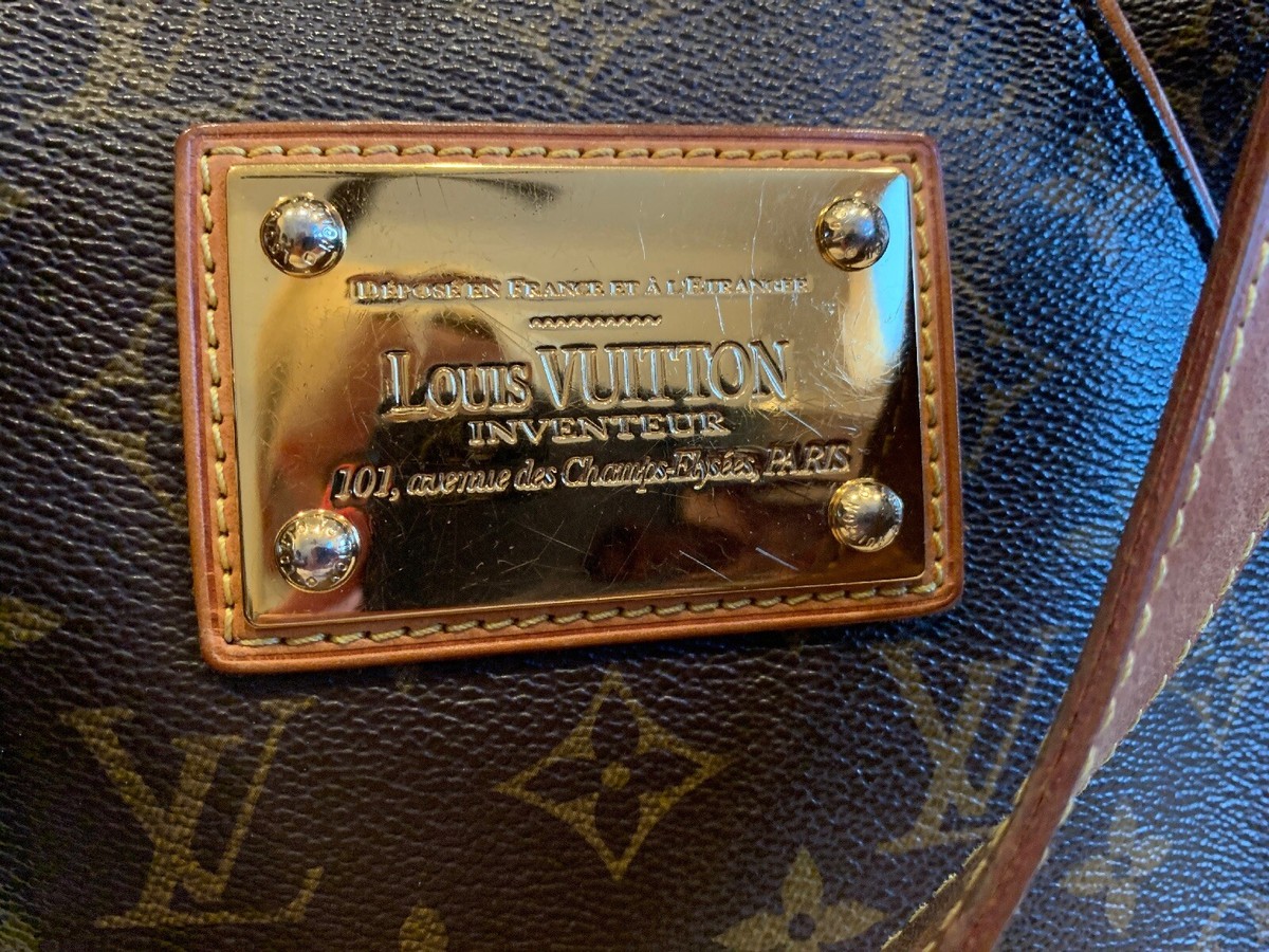 Louis Vuitton Thames PM Monogrammed Handbag 100% Authentic With