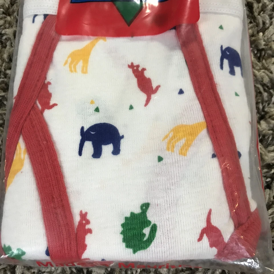 Calzoncillos ropa interior vintage OshKosh B’Gosh para niños talla 6 algodón estampado animal Foto 2 de 4