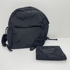 Fabletics The Everyday Nylon Backpack Black With Bonus Small Quilted Pouch Bag