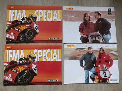 2 Ducati DNLline Prospekte + 2 Ducati DNL IFMA Special Prospekte 1996 ST 916 SPS
