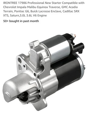 12v Car Engin Motor Starter New Out Of Box.