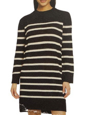 Jessica Simpson Women's Long Sleeve Cozy Knit Sweater Mini Dress, L
