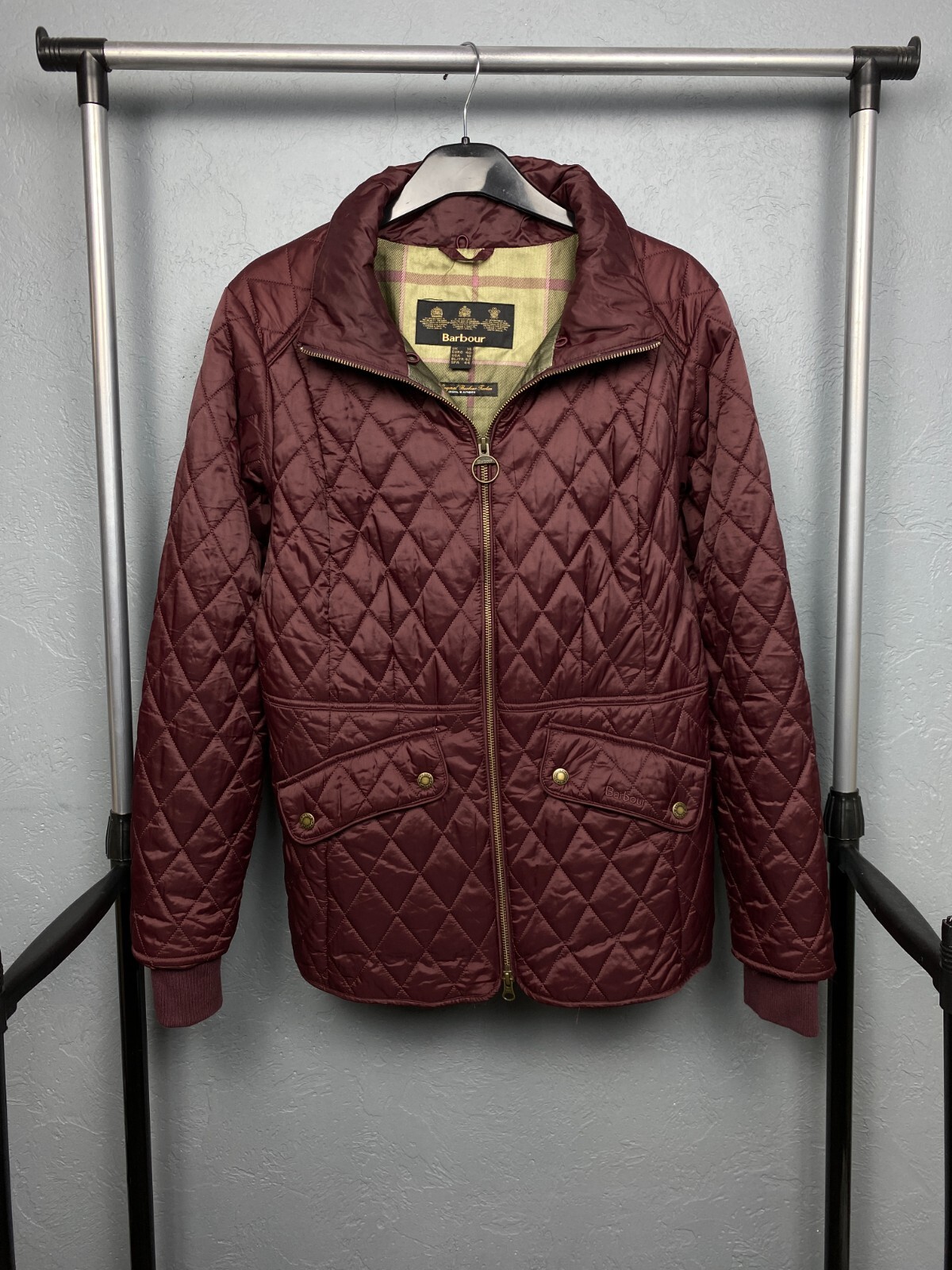 Barbour Hawthorns Womens Quilted Jacket Size UK 14 L