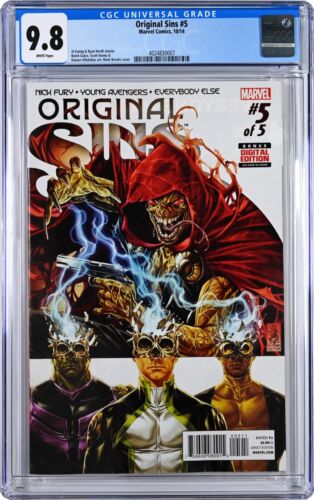 Original Sins #5 CGC 9.8 (Oct 2014, Marvel) Ryan North Story, Mark Brooks Cover - Picture 1 of 2