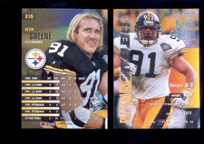 1995 Fleer KEVIN GREENE Pittsburgh Steelers Card