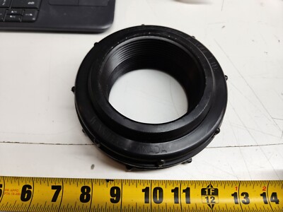 Winnipeg 3'' Threaded Connection Black Replacement Bulkhead Fitting Brand New