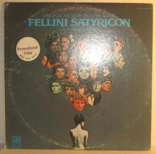 CRANIUM'S soundtrack Nino Rota FELLINI SATYRICON orig Lp NM promo - Picture 4 of 4
