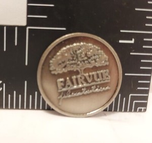 Fairvue Plantation Country Club Golf Ball Marker Metal Course Magnetic