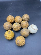 9 Baseball Size ATC Automated Batting Machine Cage Balls Heavy Use Dimpled