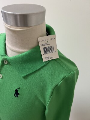 New Polo Ralph Lauren ruffled tennis dress green/hot pink long