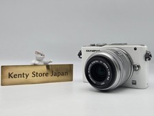 N.MINT / 3k shots OLYMPUS PEN Lite E-PL3 White 14-42mm Lens From Japan