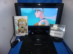 Sega Saturn System Disc (KD02) Black Columbia Development Prototype Sophia case