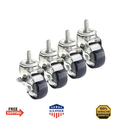 Krowne 28-164S Metric Thread Caster, M14 x 2.0 Metric Threaded Stem Caster, 3'' P