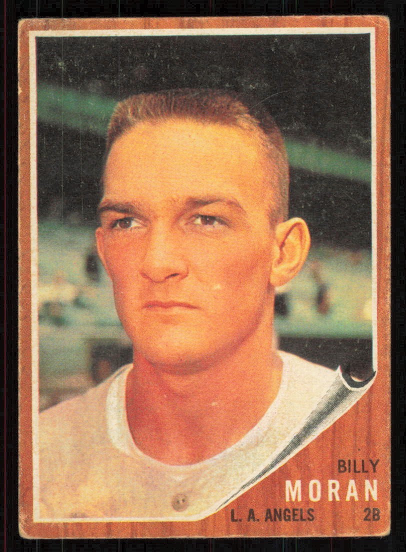 Billy Moran #539 Baseball Cards 1962 Topps trading card — raw and PSA graded price guide