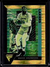 2020-21 Panini Flux Andre Drummond Gold Pulsar #81 Lakers