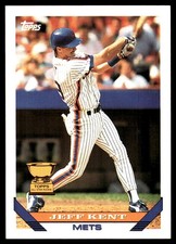 Jeff Kent 1993 Topps #703 New York Mets MLB READ FREE SHIPPING AutographDen