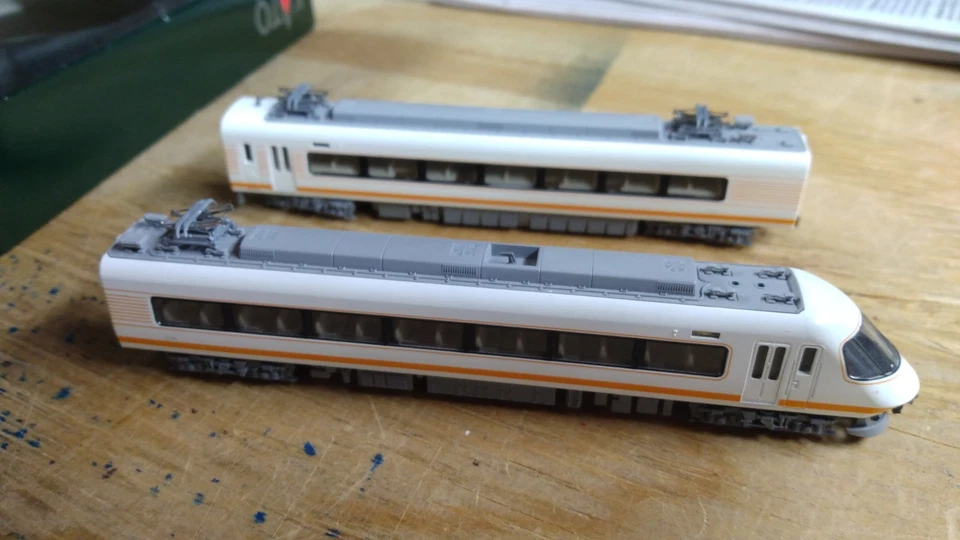 N KATO KINTETSU 21000 COMMUTER EXPRESS TRAIN 5 CAR SET W LIGHTING  EC! - Image 4 of 4