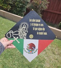 Graduation Cap Mexican Flag, San Juditas Spanish Quote Unisex